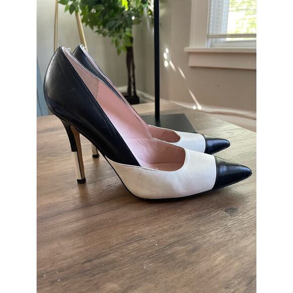 Kate Spade Tuxedo Pointed-Toed Stilleto - Picture 5 of 7